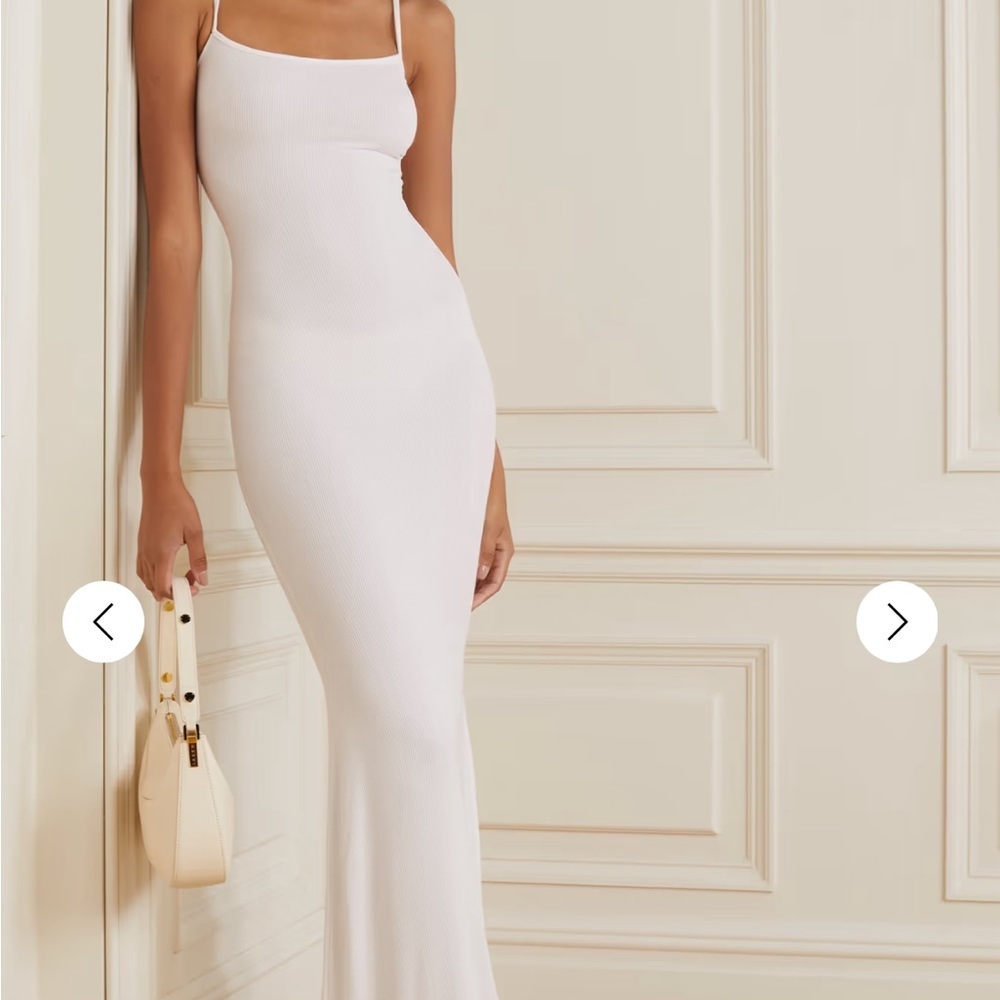 SKIMS soft lounge dress size Medium white